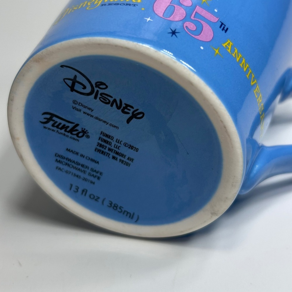 Disney Disneyland 65th Anniversary Mickey Mouse Funko Mug Happiest Place Earth - Picture 6 of 9